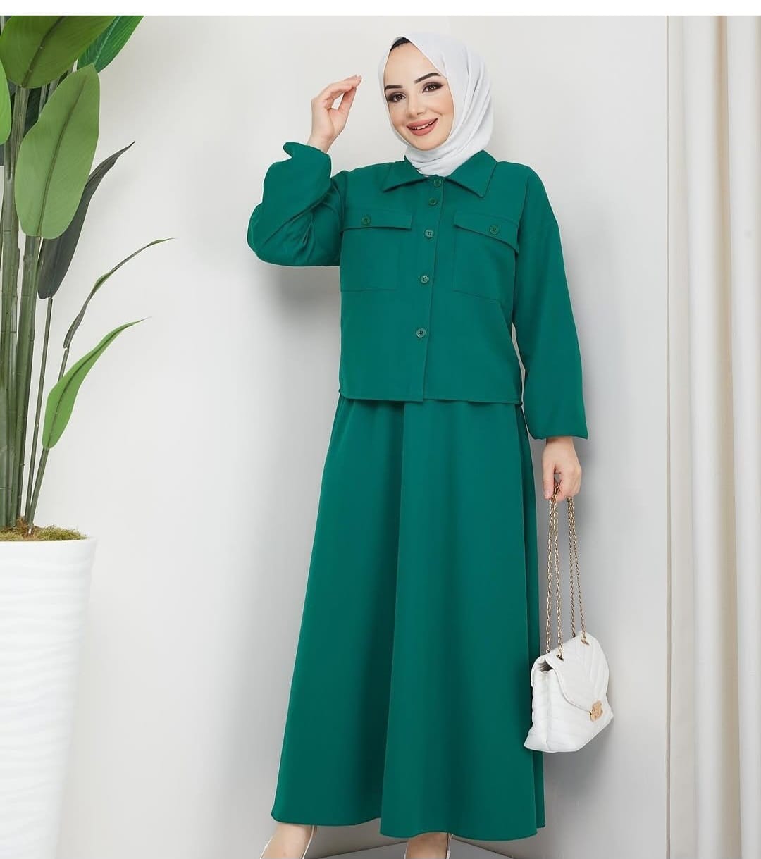 ZENNA - – Zweiteiliges Set aus Scuba-Stoff