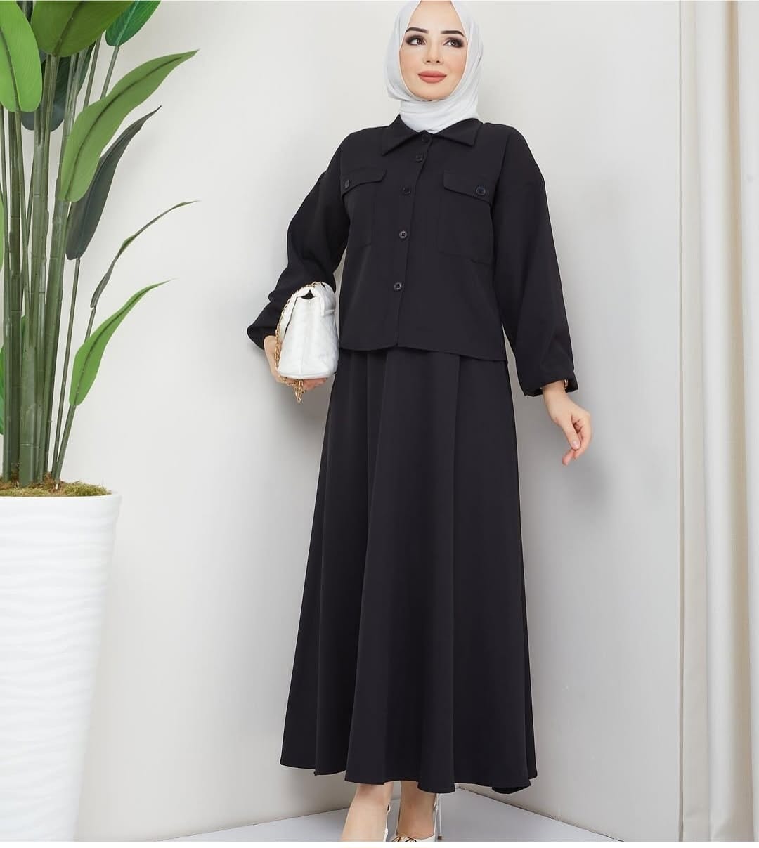 ZENNA - – Zweiteiliges Set aus Scuba-Stoff