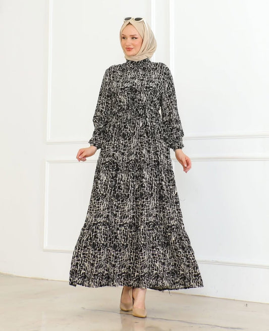 NOUR Maxi-Kleid