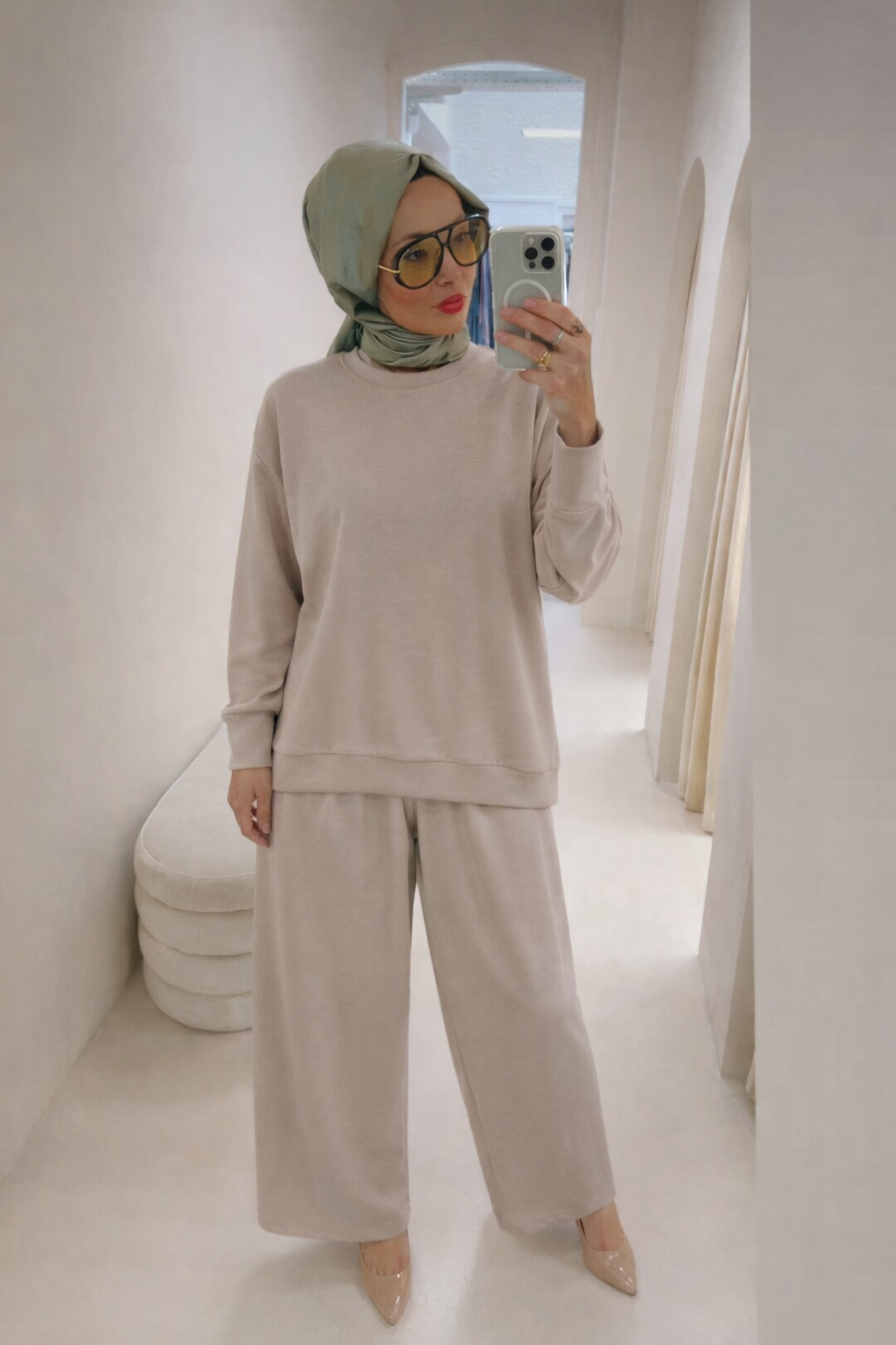 Weiches Oysho Lounge-Set – Zweiteilig, Locker & Bequem