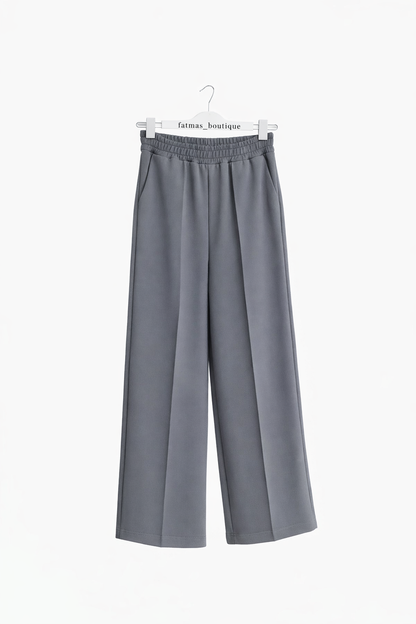 Elegante Wide-Leg Hose mit elastischem Bund
