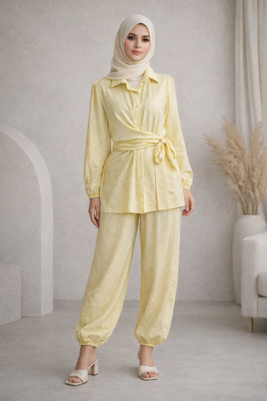 Elegantes Zweiteiler-Set aus Viskose