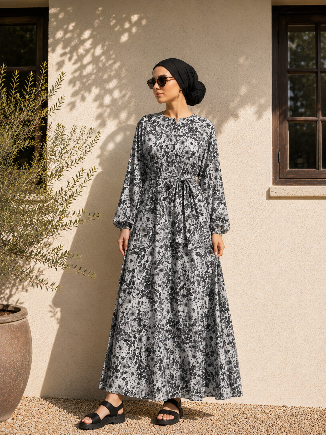 Modal Blumenkleid
