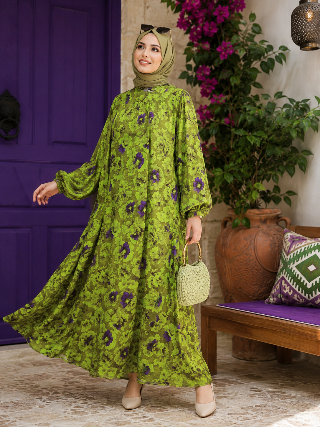 Modal Blumenkleid