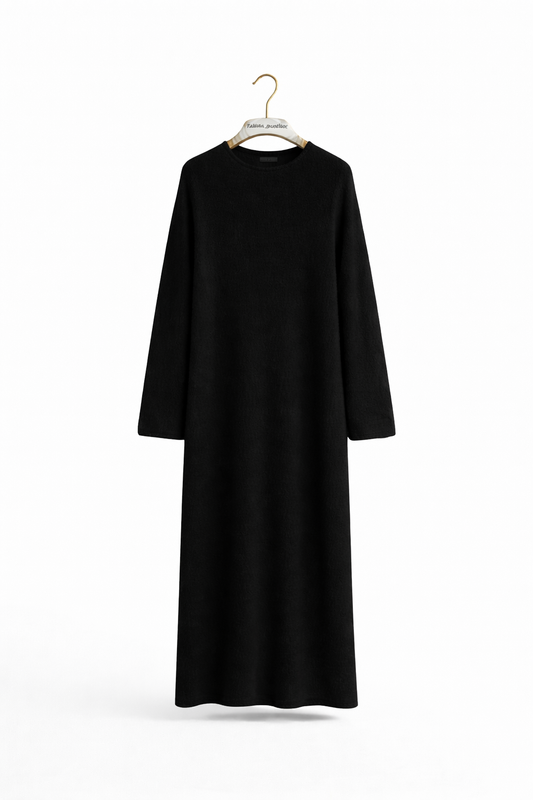 Flauschiges Strickkleid – Lockerer Schnitt