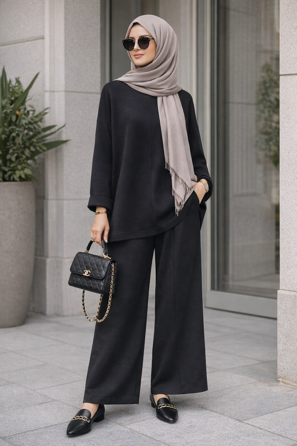 Premium Zweiteiler Set – Oysho Stoff | Ultra Soft & Komfortabel