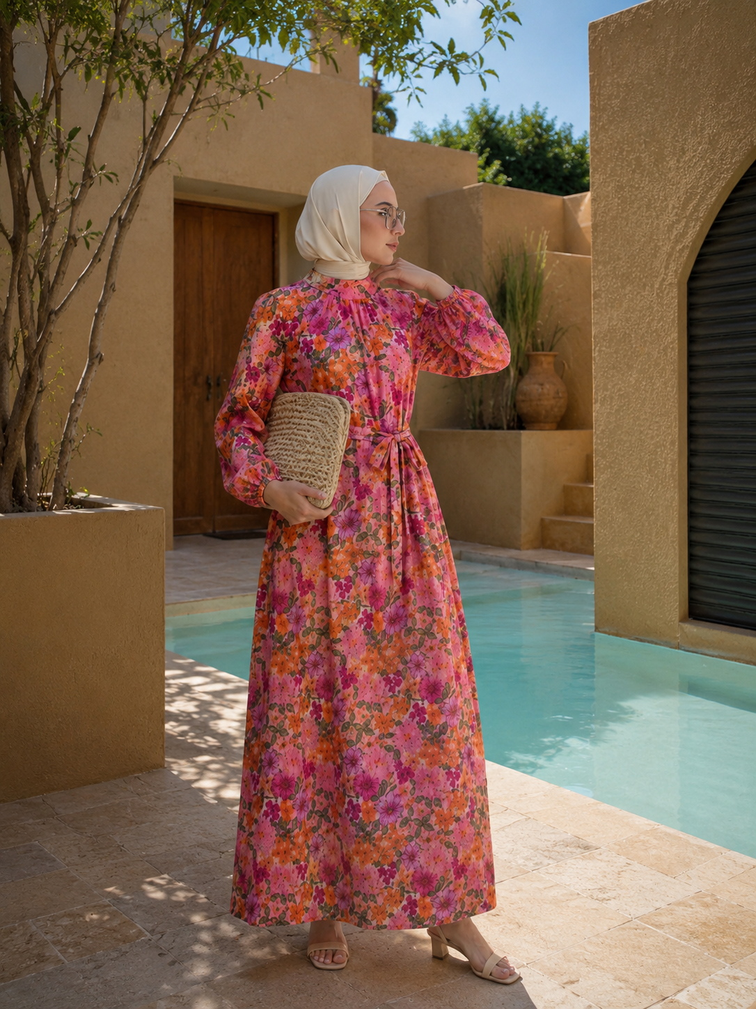 Modal Blumenkleid