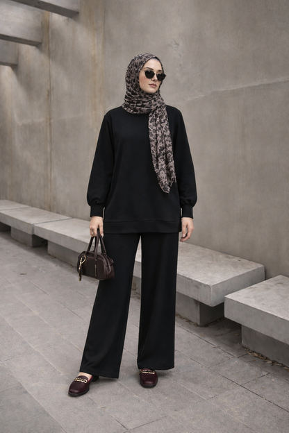 Weiches Oysho Lounge-Set – Zweiteilig, Locker & Bequem