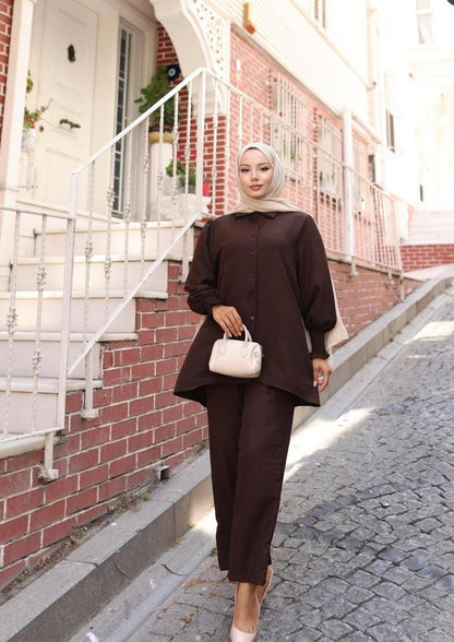 ALYA Linen Edition – Elegantes Zweiteiler-Set