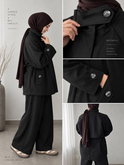 Kurze Trenchjacke