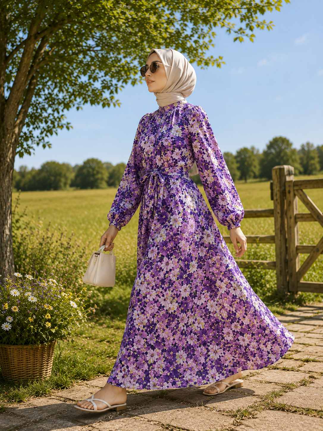 Modal Blumenkleid